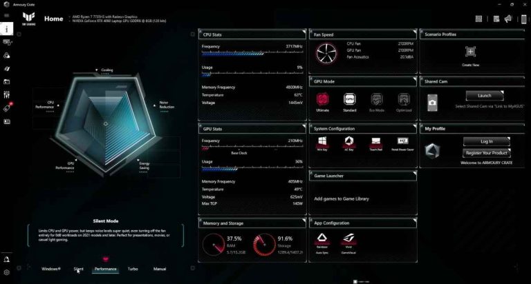 Armoury Crate Software